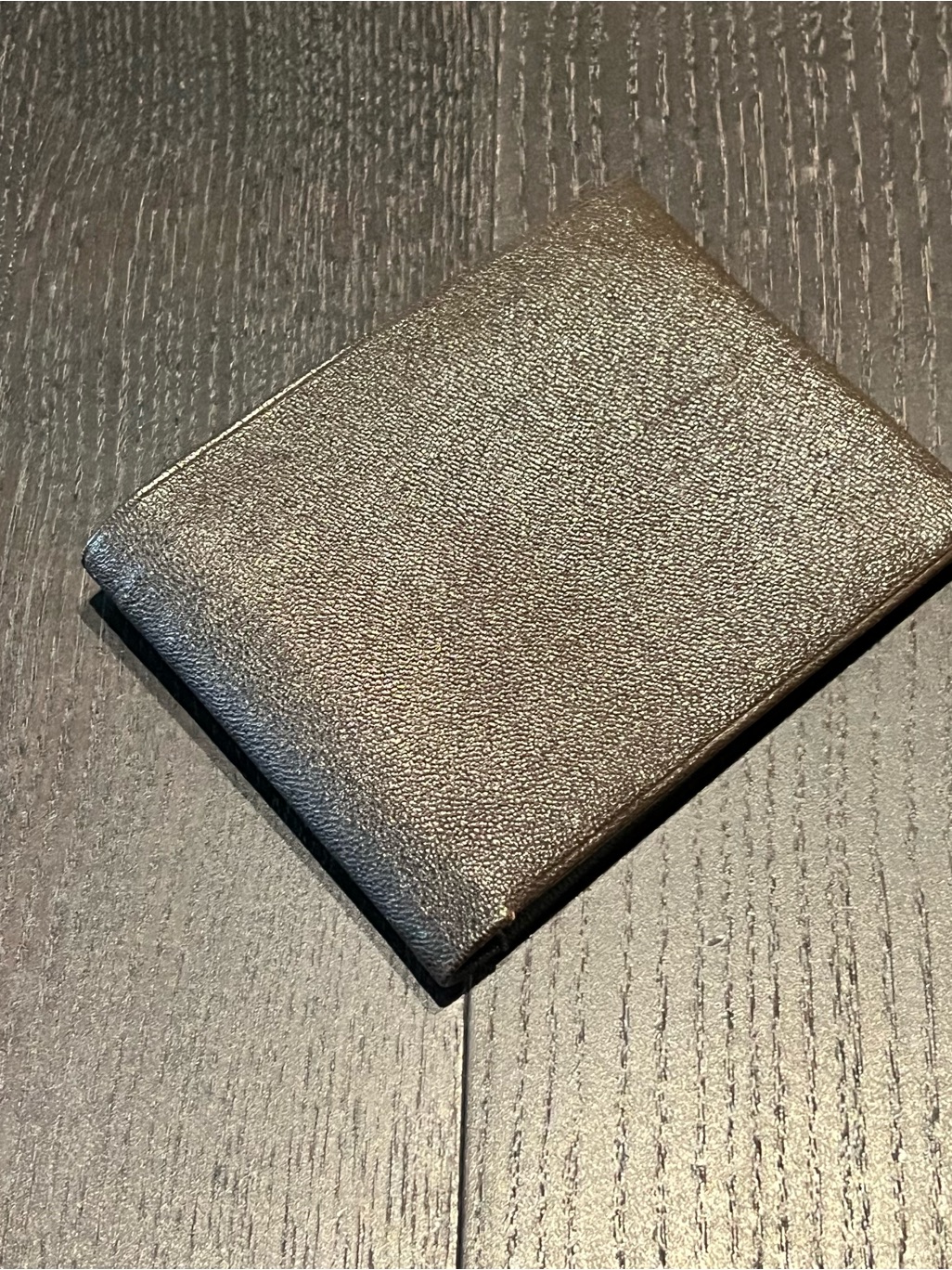 Vintage Mens Card Holder  Brown Leather